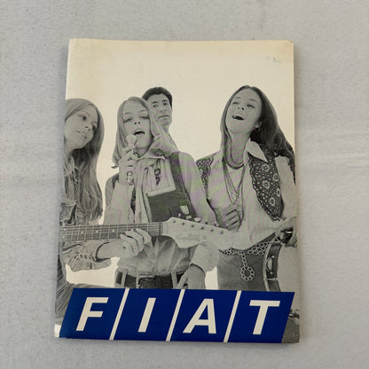 1970 Fiat Press Kit Brochure Photos 124 850 Sport Coupe 124S 850 Sedan