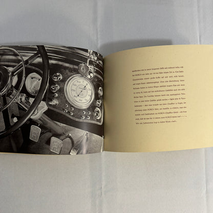 Auto Union Horch 850 Car Sales Brochure Catalog GERMAN Sports Cabriolet +