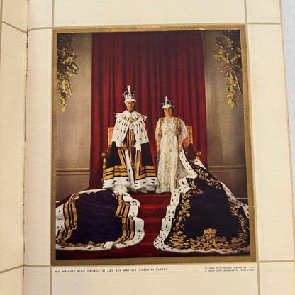 1939 The Spirit of Canada King George VI and Queen Elizabeth Visit Book
