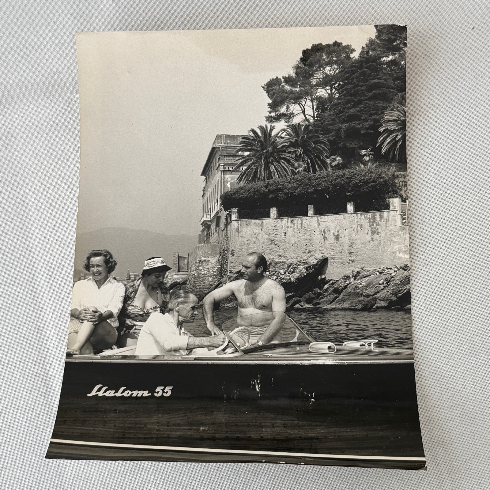 Juan Manuel Fangio Retirement Vacation Holiday Italian Press Photo F1 Racing