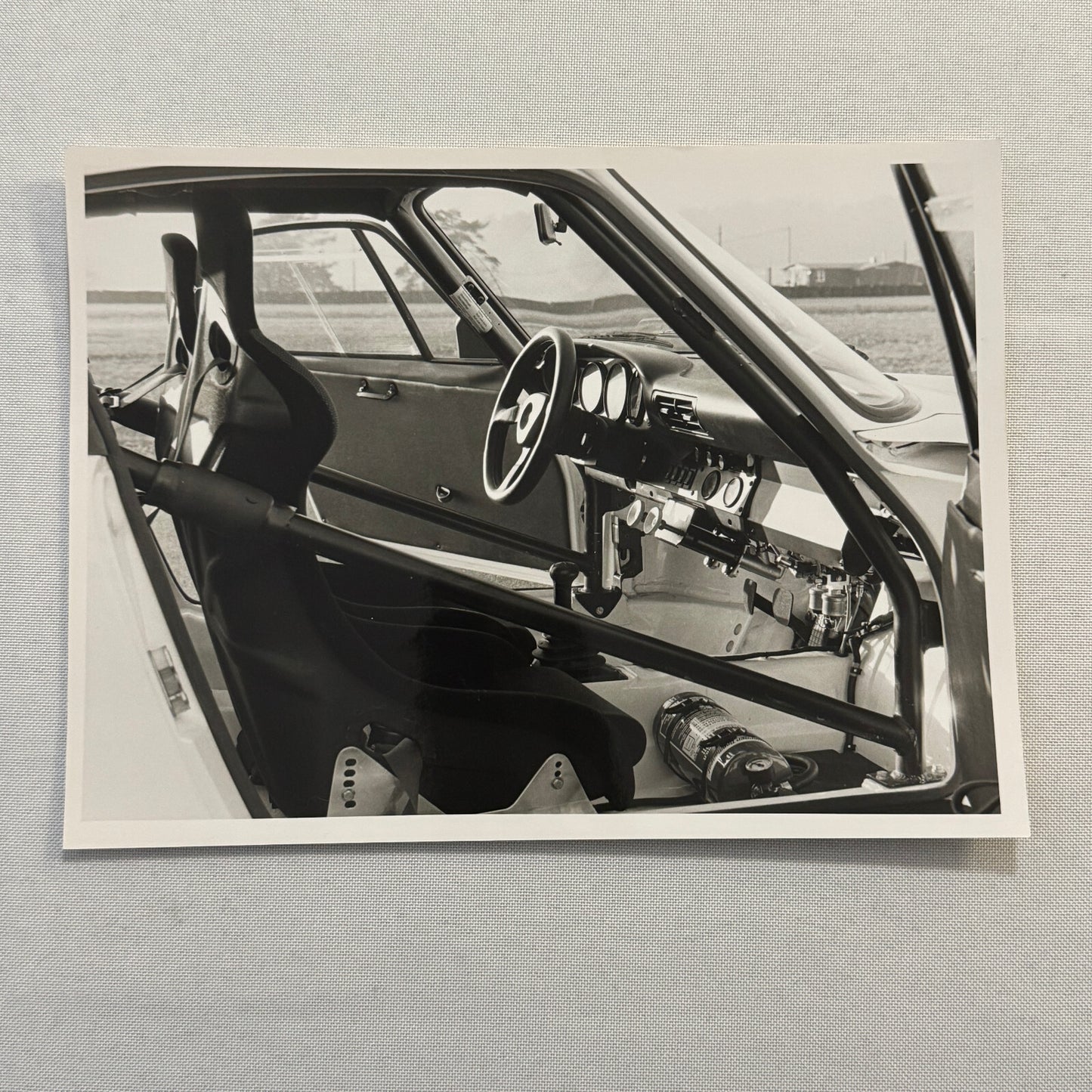 Porsche Racing Car Interior Photo Photograph Print