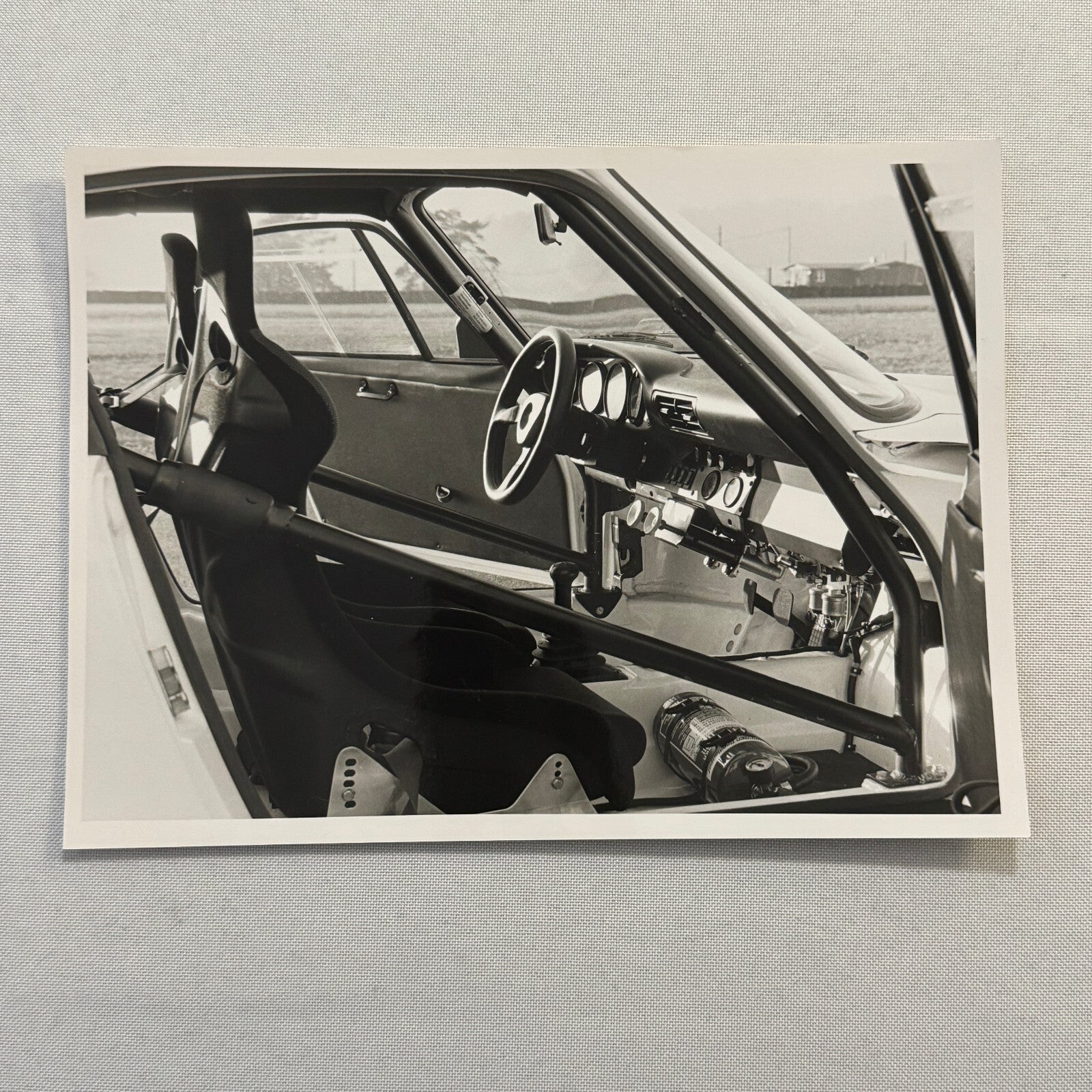 Porsche Racing Car Interior Photo Photograph Print