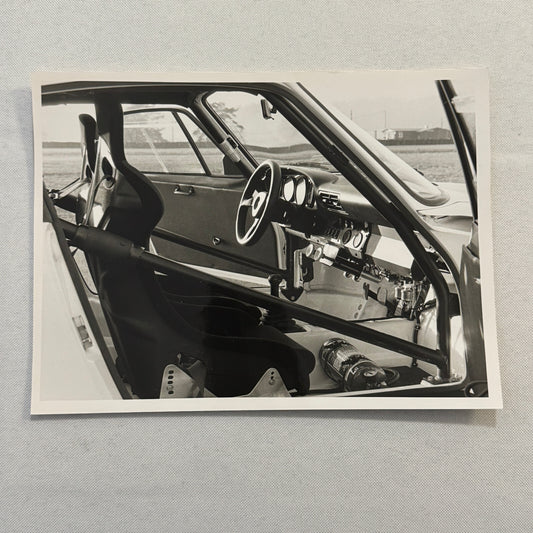 Porsche Racing Car Interior Photo Photograph Print