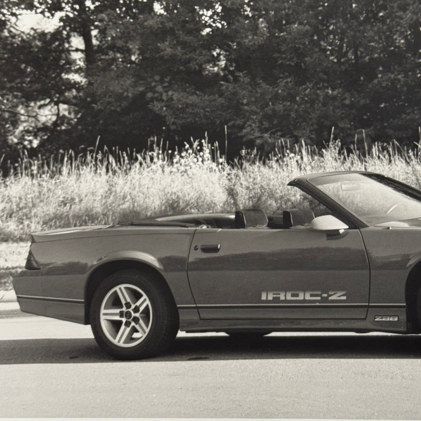 1987 Chevrolet Camaro IROC-Z Convertible Factory Press Photo Photograph Print