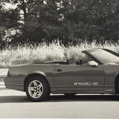 1987 Chevrolet Camaro IROC-Z Convertible Factory Press Photo Photograph Print