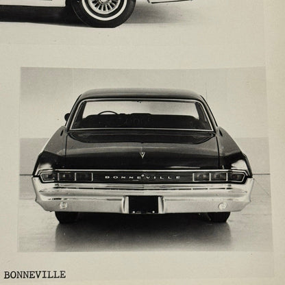 Vintage 1965 Pontiac Bonneville Car Automobile Photo Photograph Print