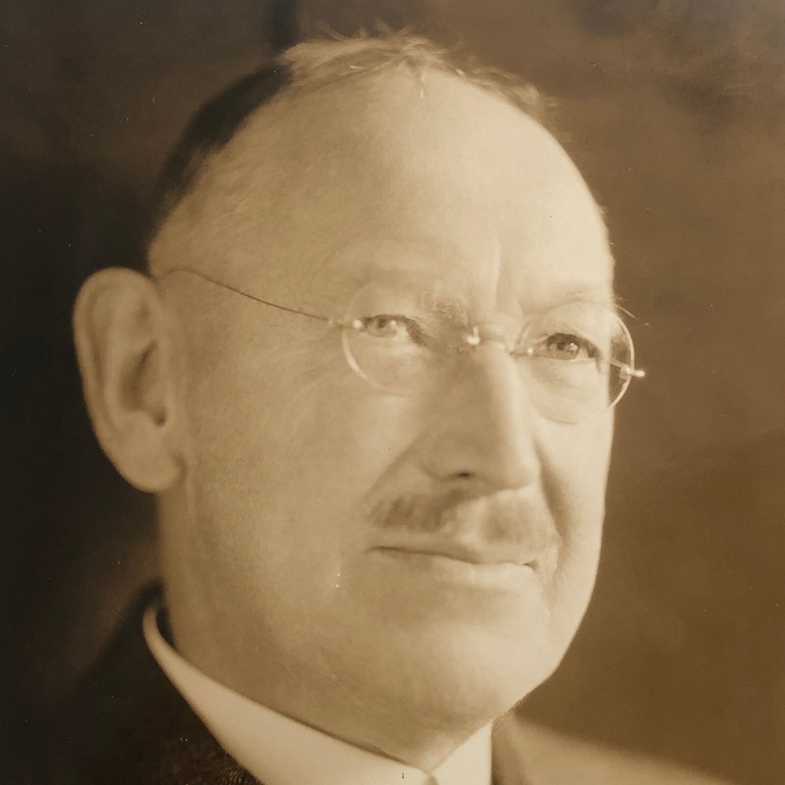 Press Photo Photograph Scientist Dr David White Walcott Medal Prize 1934