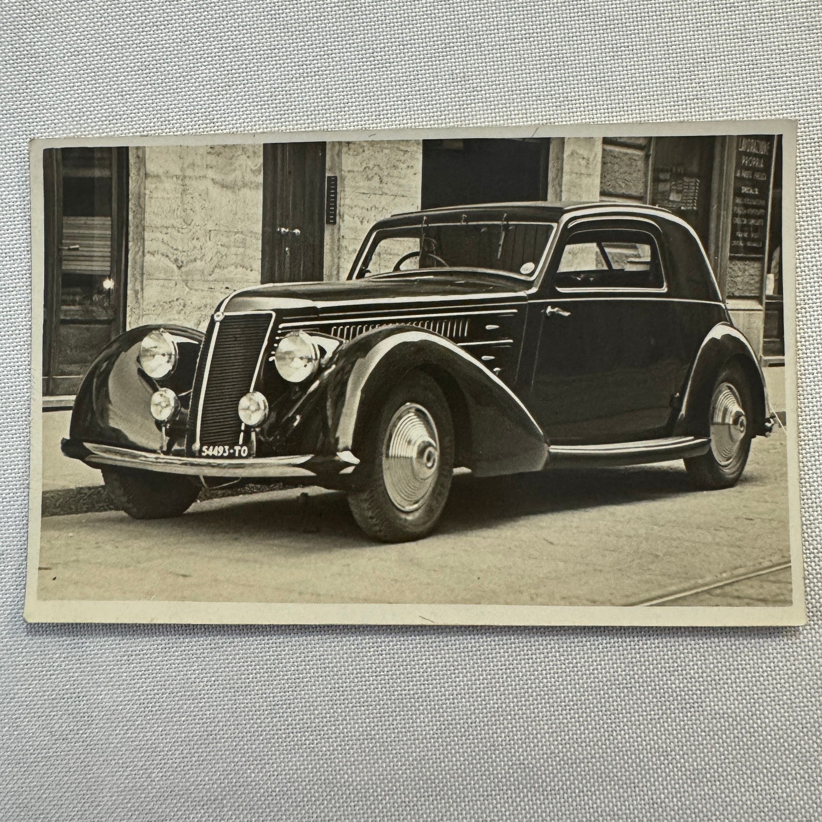 Vintage Postcard Real Photo Postcard RPPC Vintage Car Lancia Astura