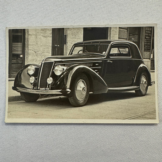 Vintage Postcard Real Photo Postcard RPPC Vintage Car Lancia Astura