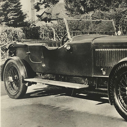 Vintage 1926 Sunbeam Car Automobile British Travel Association Photo Photograph 