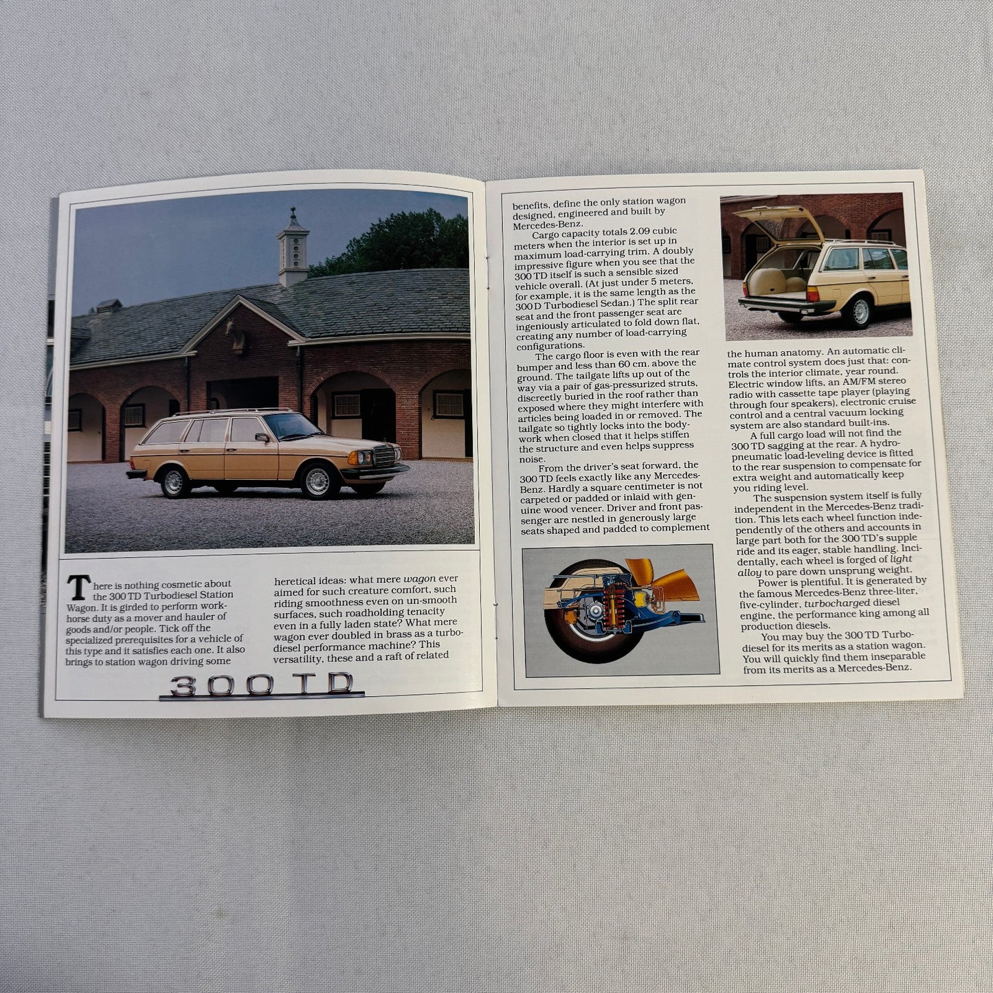 1983 Mercedes Benz Brochure Catalog 300D 380 SEC 380 SL 380 SEL 300SD 300CD TD