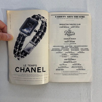 The Queen Heart Cast Signed Playbill 1997 Autographed Julie J Hafner and Others