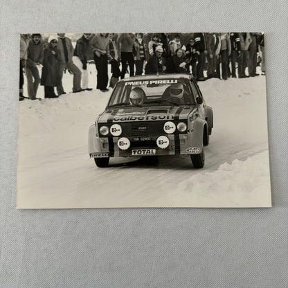 1980 Rallye Monte Carlo Press Photo Photograph DPPI Fiat 131 Abarth Car