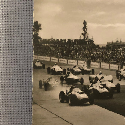 Vintage Car Racing Photo Postcard Post Card Photograph Nurburgring