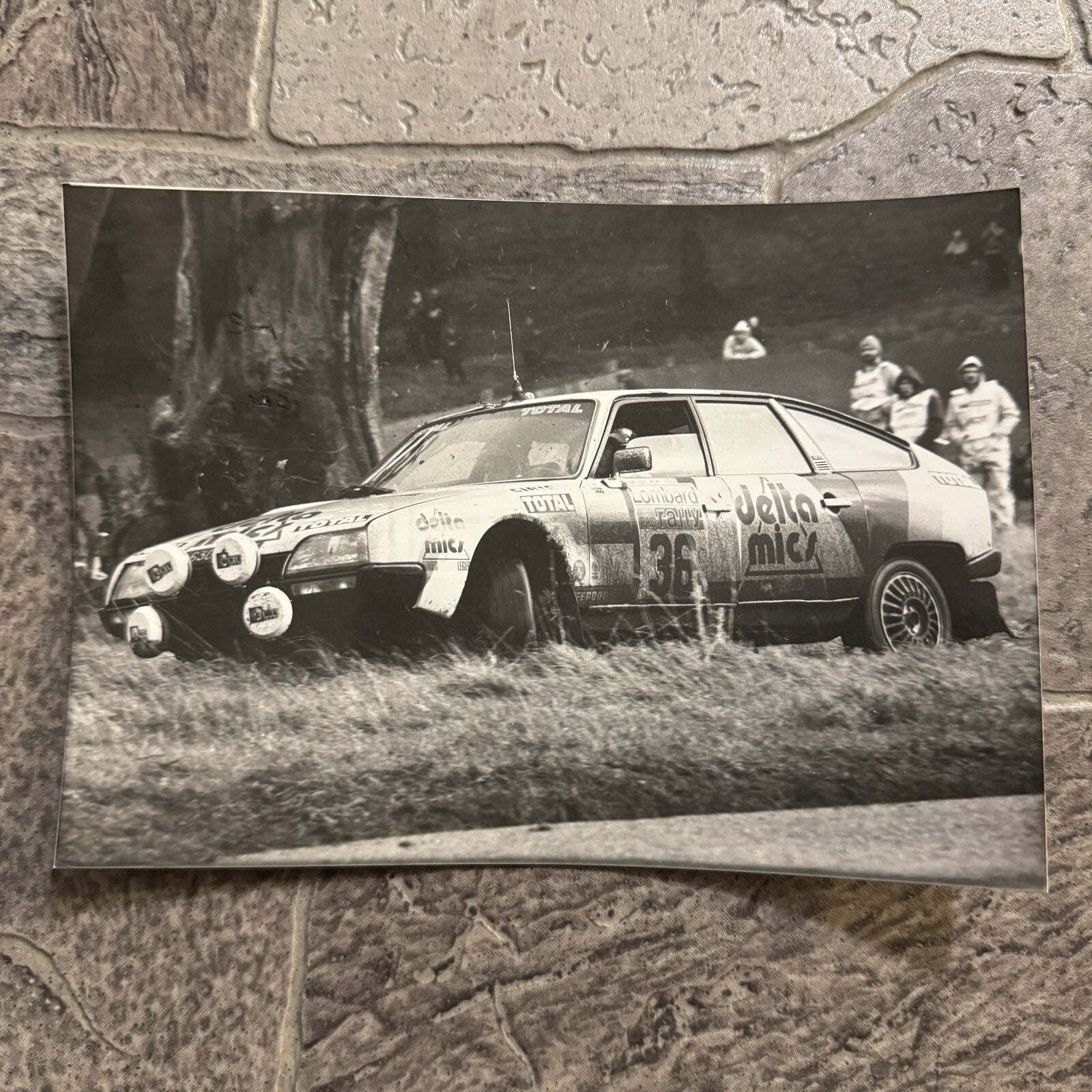 1980 RAC Rally Rallye Car Racing Photo Photograph Citroen 2400 GTI Vintage Car