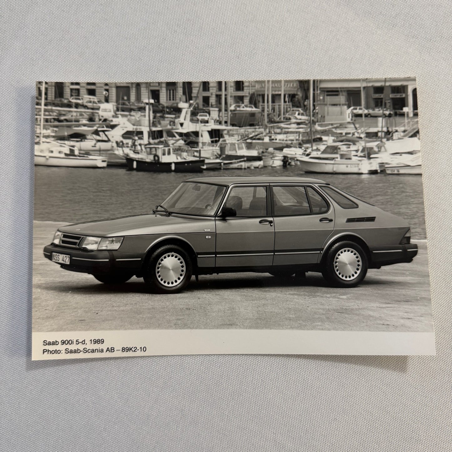1989 Saab 900i 5 Door Car Automobile Factory Press Photo Photograph Saab 900 i