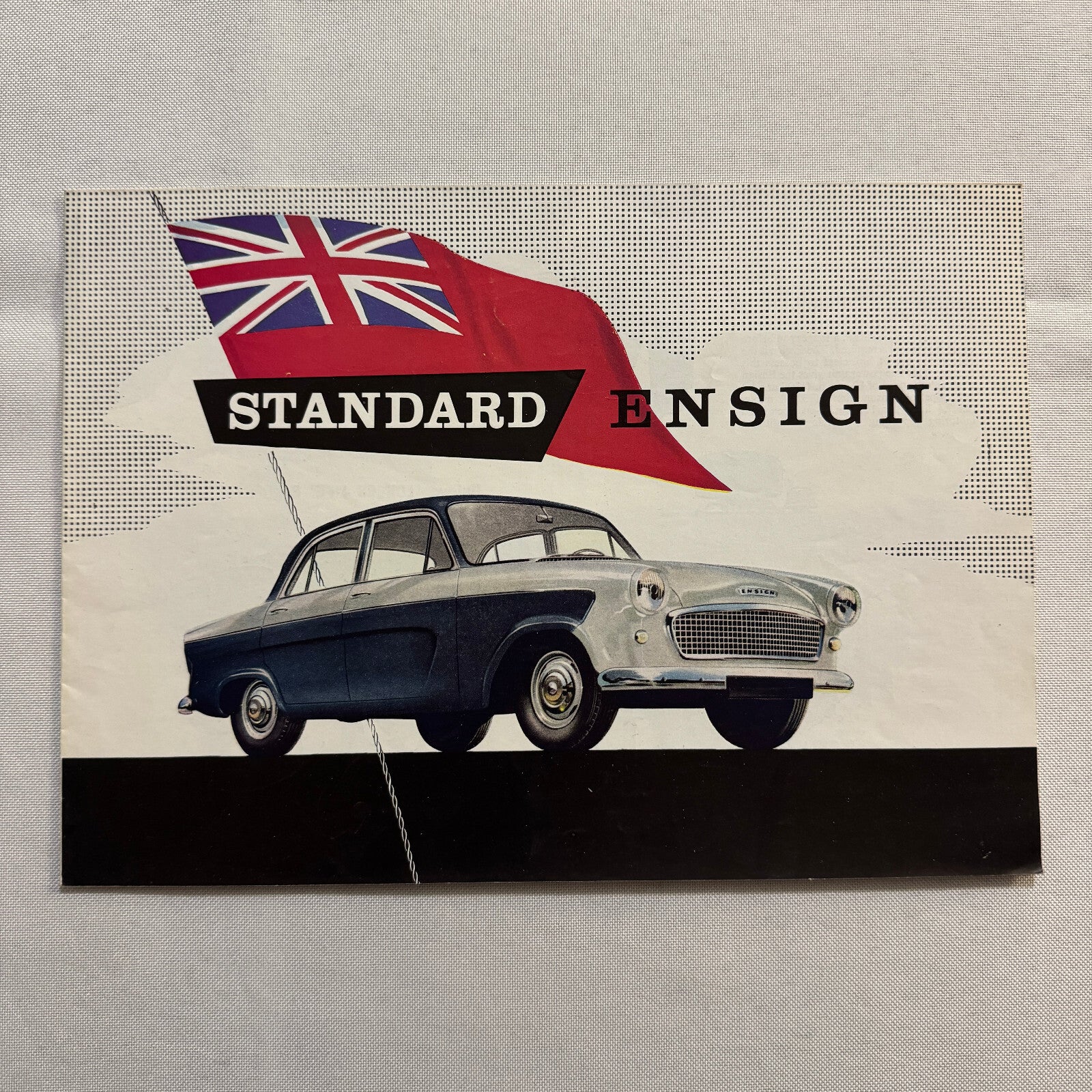 Standard Ensign Car Sales Brochure Catalog Vintage Advertising