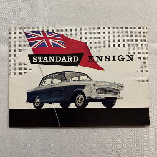 Standard Ensign Car Sales Brochure Catalog Vintage Advertising