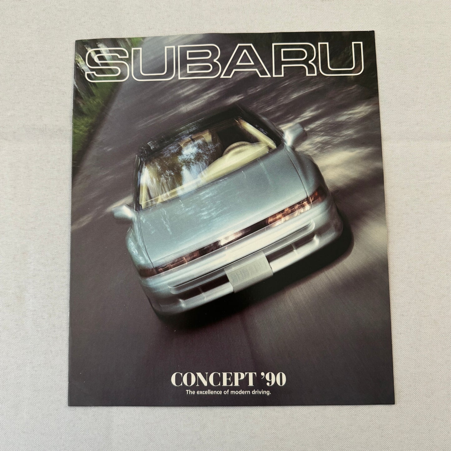 1990 Subaru Car Sales Brochure Catalog SVX Legacy SRD Concept Car GERMAN FRENCH