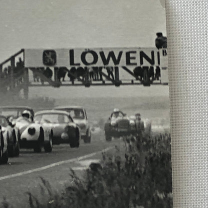 Vintage Racing Press Photo Photograph Print Tag AL22E3