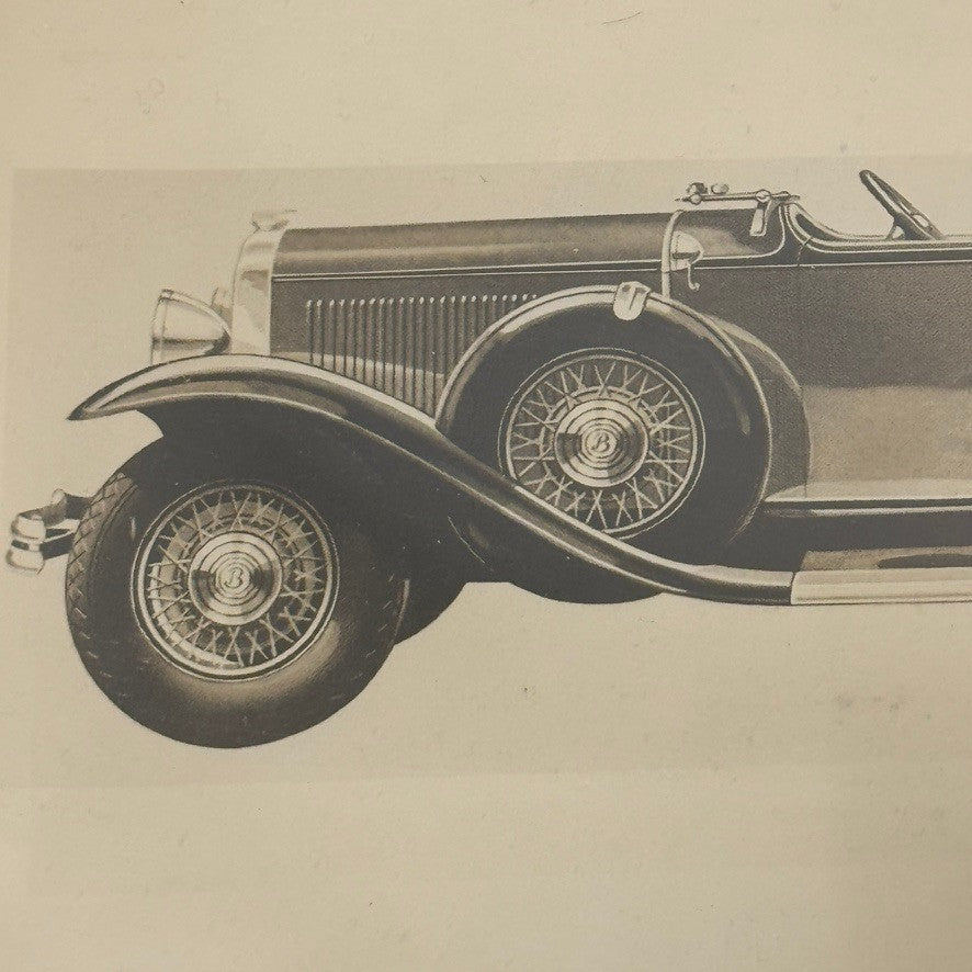 Vintage 1931 Buick Series 50 Model 54 Roadster Photo Photograph Modern Print