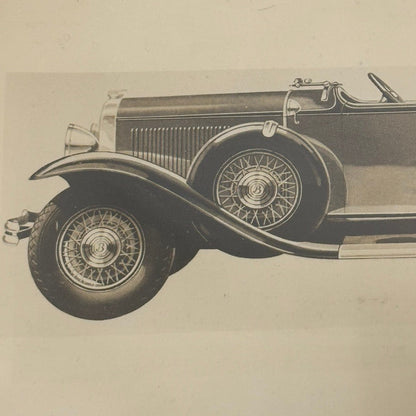 Vintage 1931 Buick Series 50 Model 54 Roadster Photo Photograph Modern Print