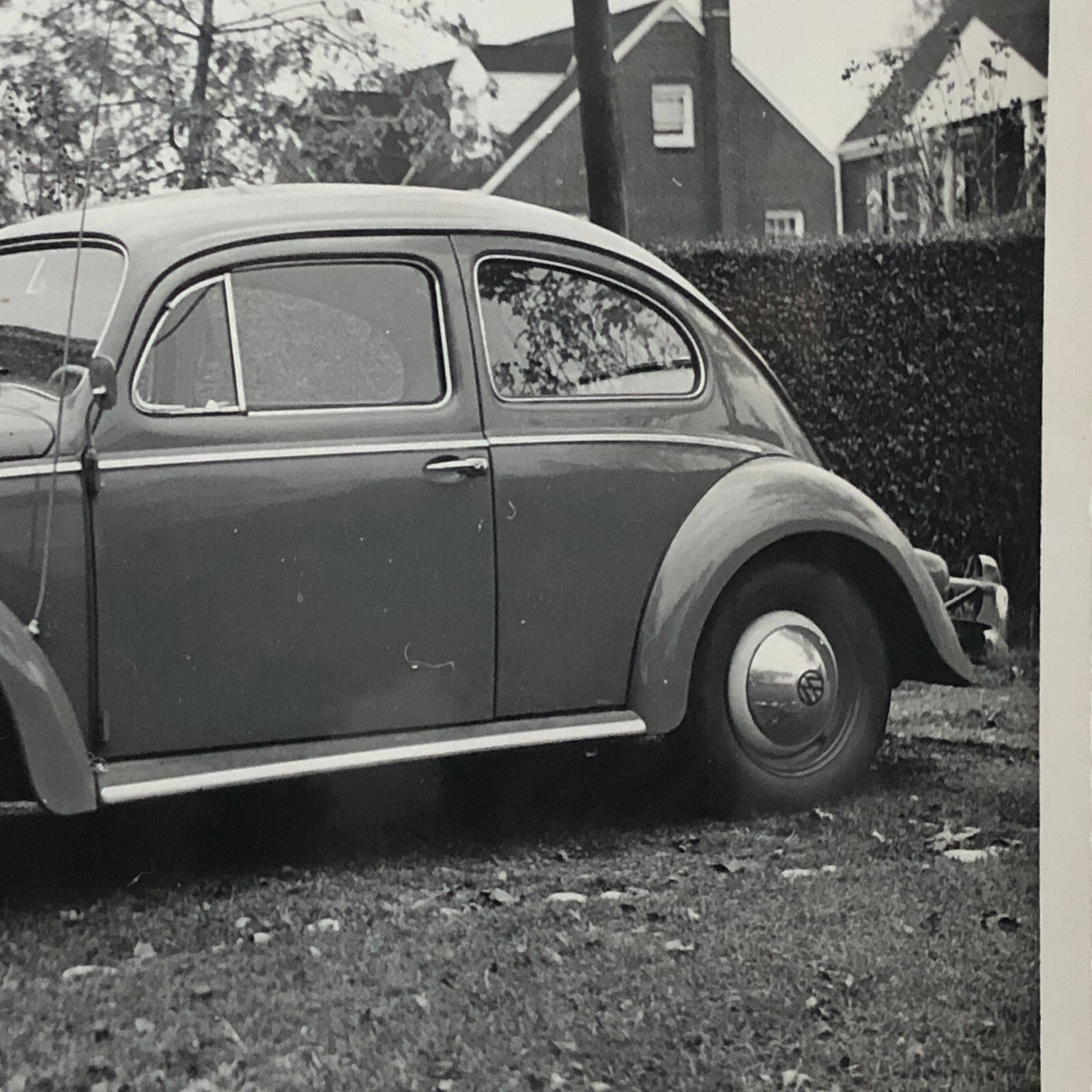 Vintage Volkswagen VW Beetle Bug Car Photo Photograph