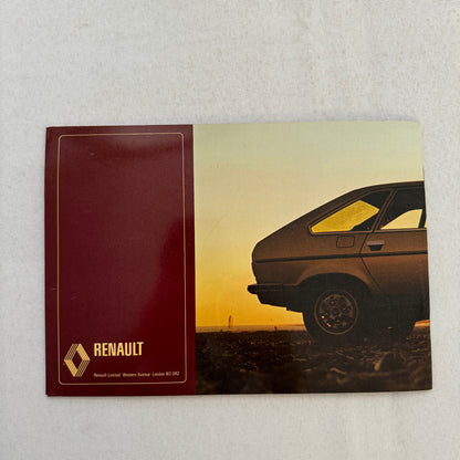 Renault Car Sales Brochure Catalog Vintage Renault 20 30 20TL 20TS 30TS TL TS