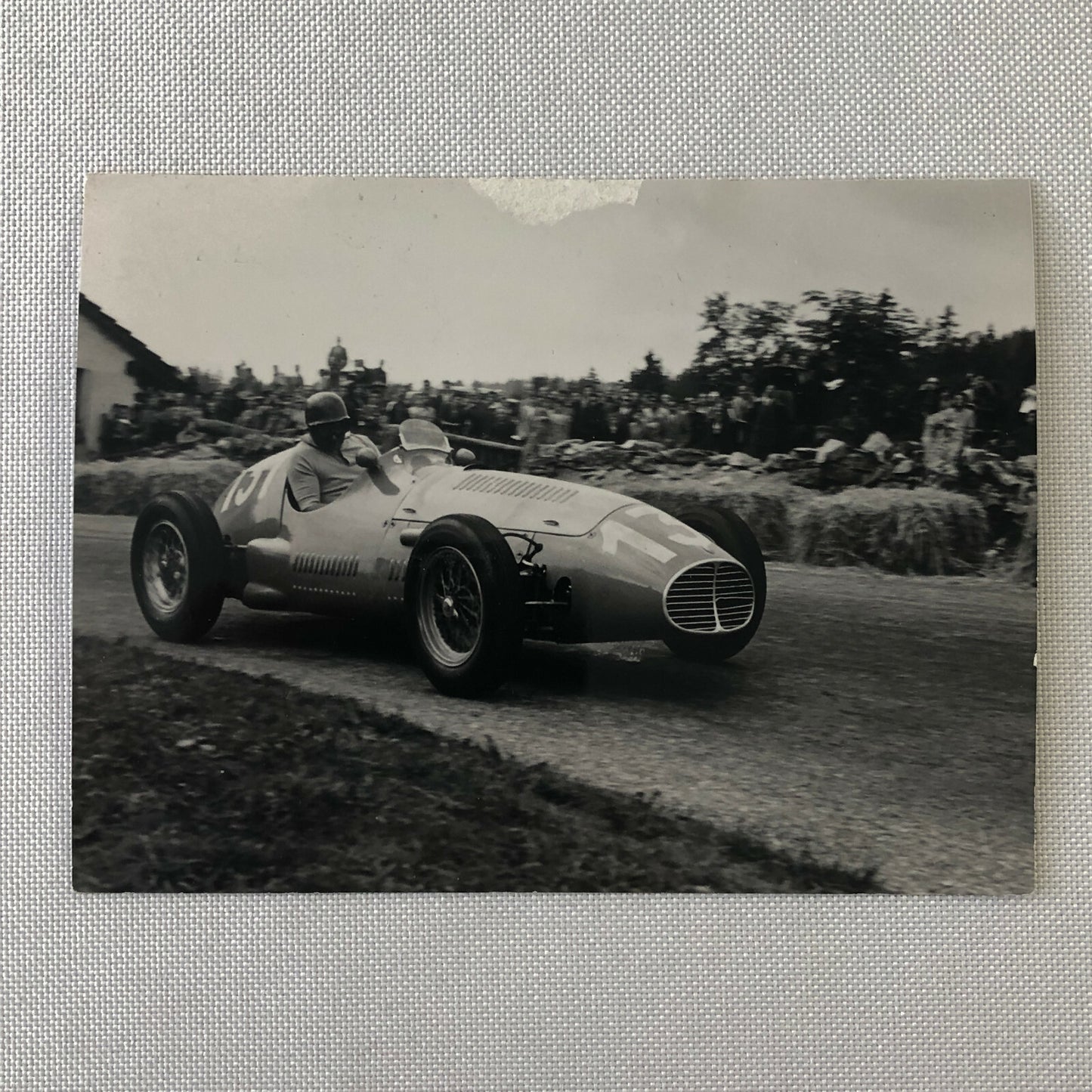 Vintage Racing Photo Photograph Print Juan Manuel Fangio Maserati A6 1953 