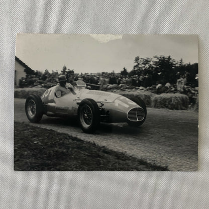 Vintage Racing Photo Photograph Print Juan Manuel Fangio Maserati A6 1953 