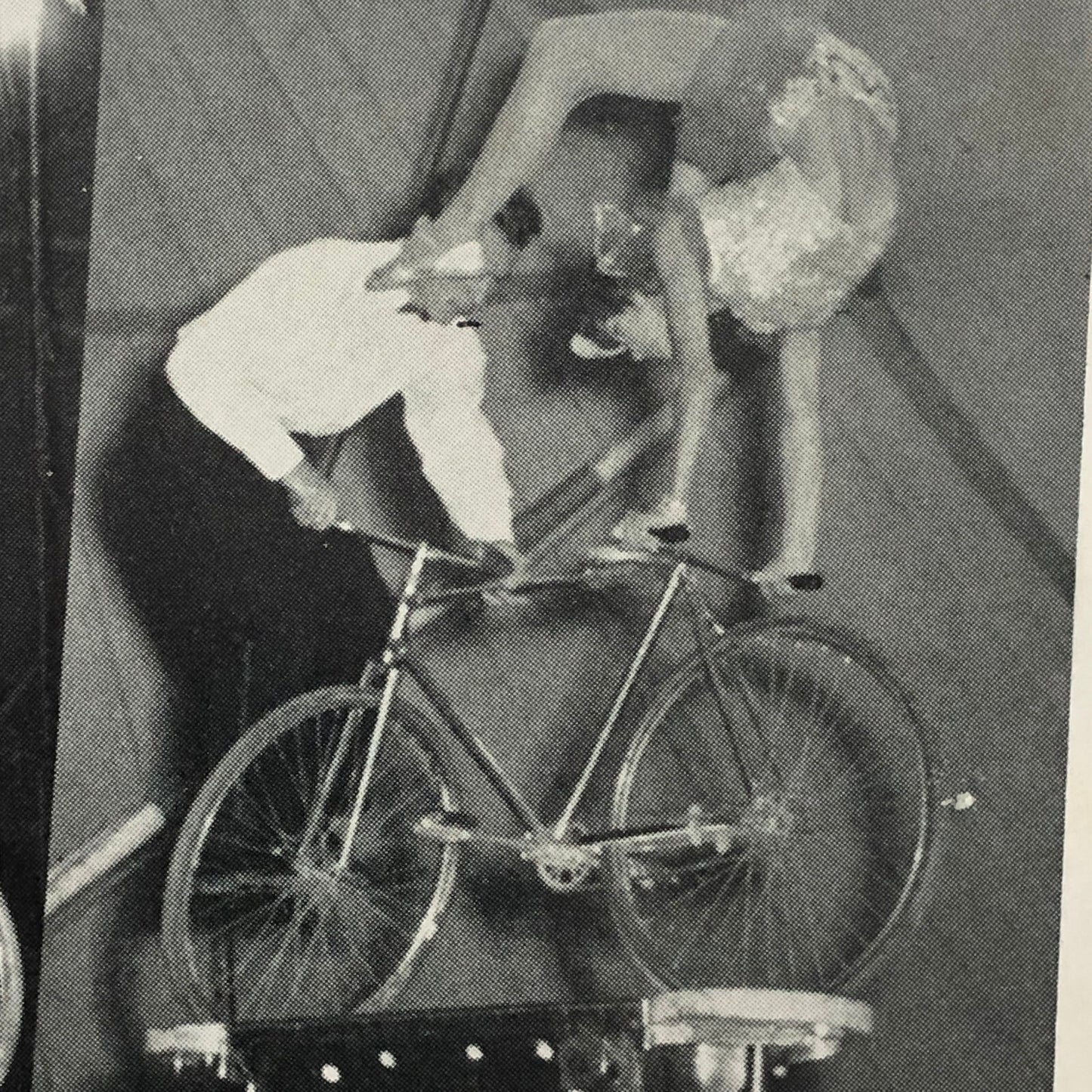 Circus Performer Bicycle Balancing Act Advertising Flyer Photo The Silvers