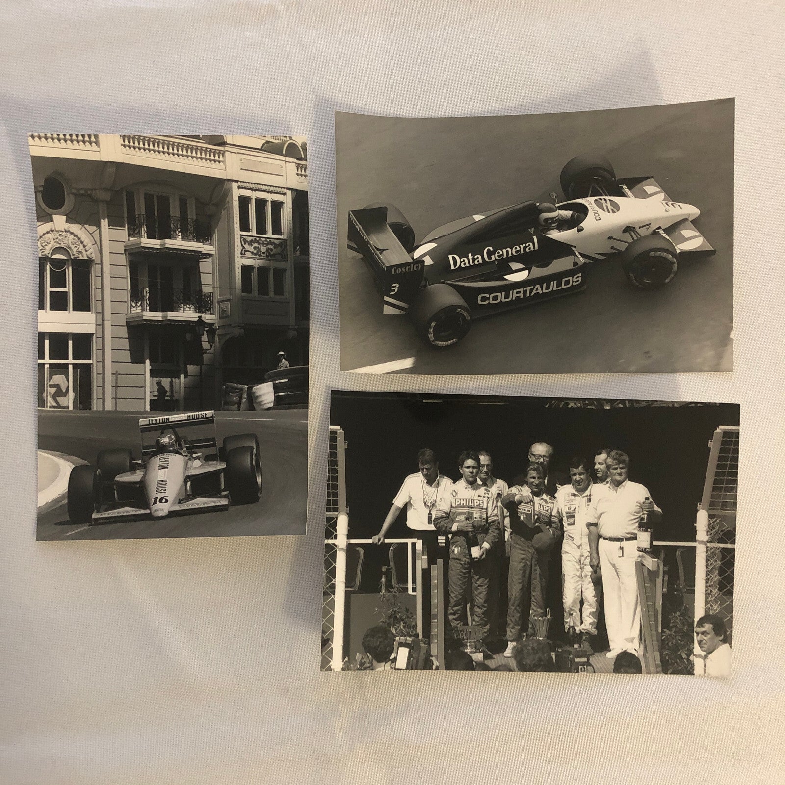 1987 Monaco Grand Prix Formula One Racing Photo Lot of 20 F1 Car Driver