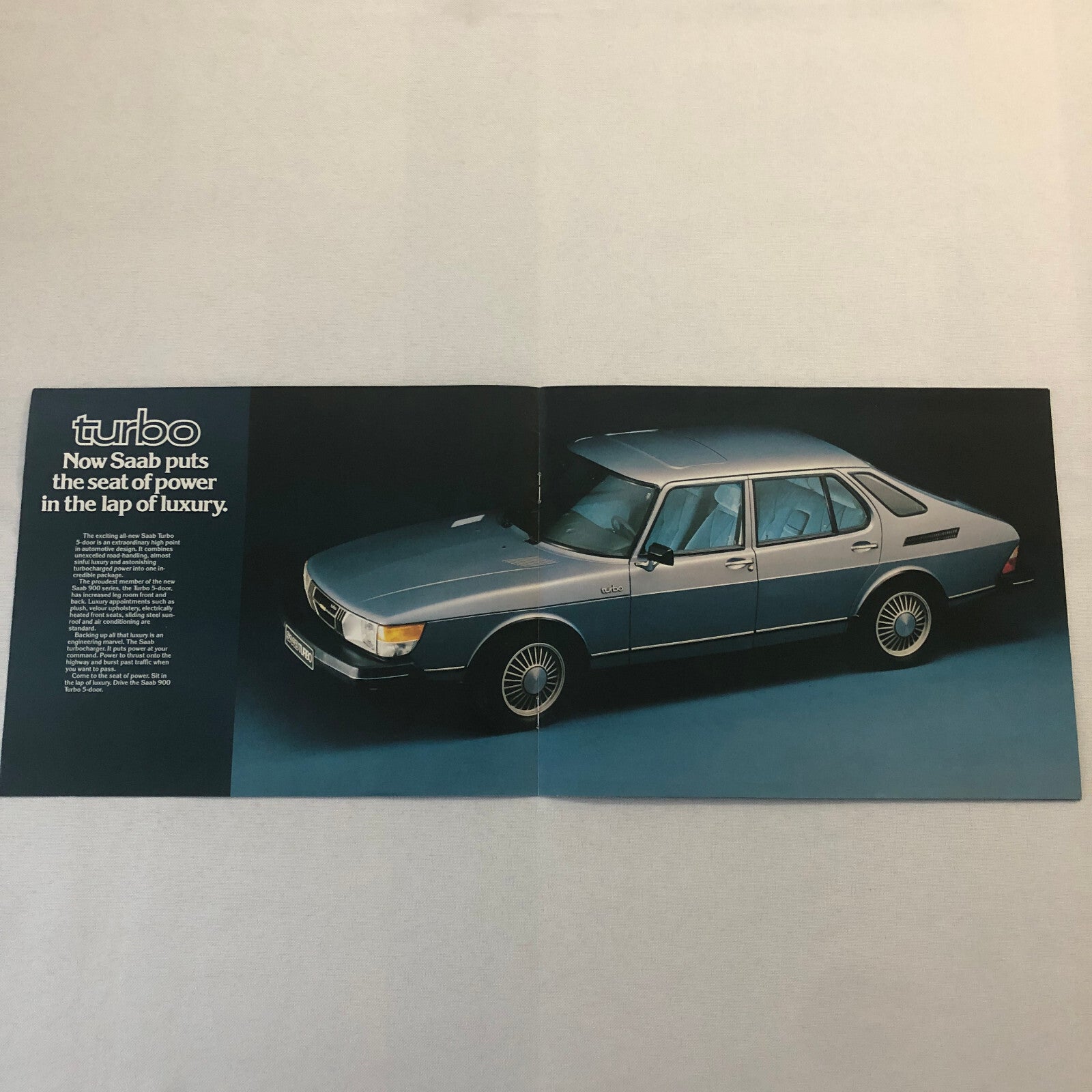 1979 Saab 900 Series Car Sales Brochure Catalog GLE Turbo EMS Vintage