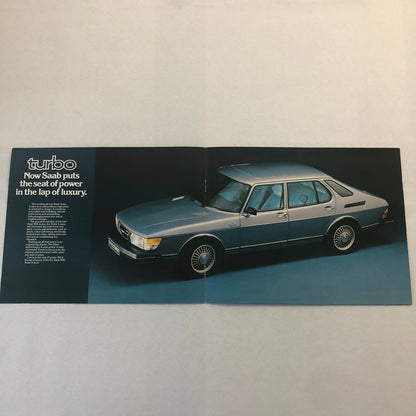 1979 Saab 900 Series Car Sales Brochure Catalog GLE Turbo EMS Vintage