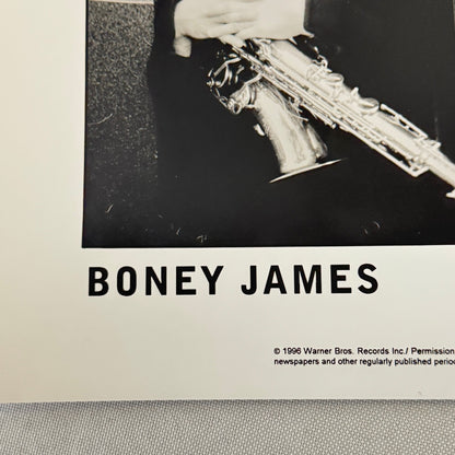 Boney James Music Publicity Press Photo Photograph Jazz Saxophone 1996