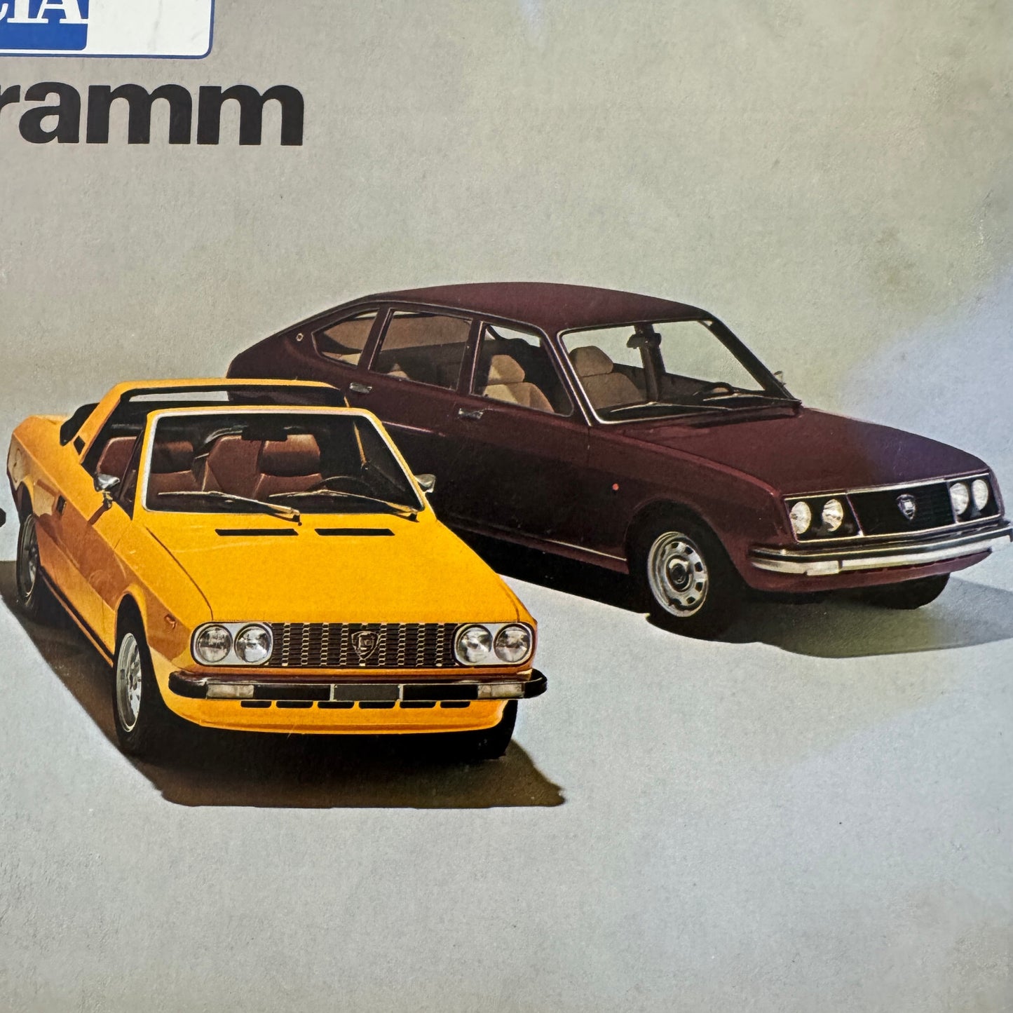 Vintage Lancia Car Sales Brochure Catalog Stratos Beta Spider Fulvia Coupe +