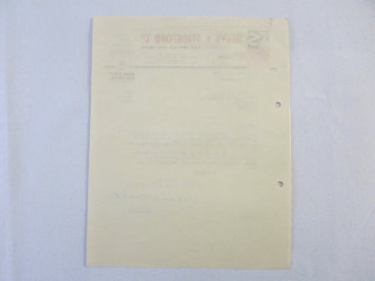1953 Reeve & Stedeford Correspondence Letter Letterhead Aston Martin Lagonda 