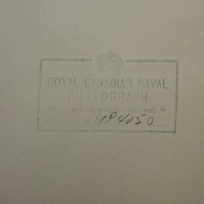 Royal Canadian Navy HMCS Crescent Military Boat Ship Photo Photograph 1946