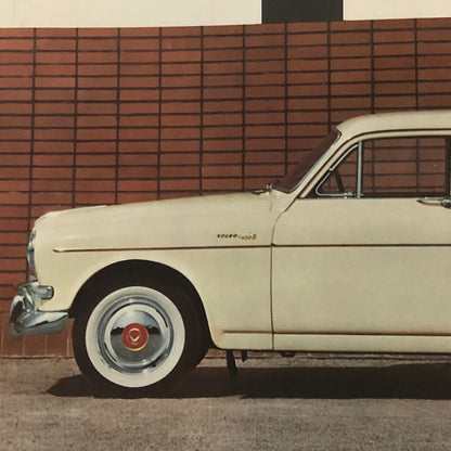 Vintage Volvo 122 S Car Automobile Sales Sheet Brochure Advertising