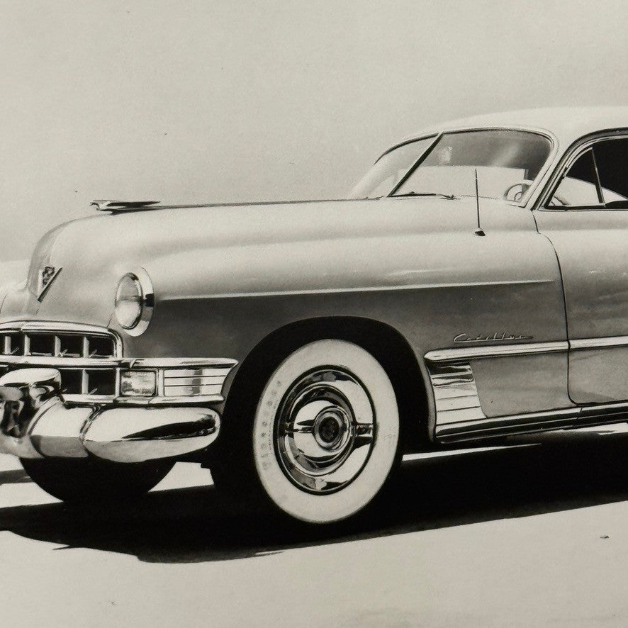 Vintage 1949 Cadillac Fastback Car Automobile Photo Photograph Modern Print
