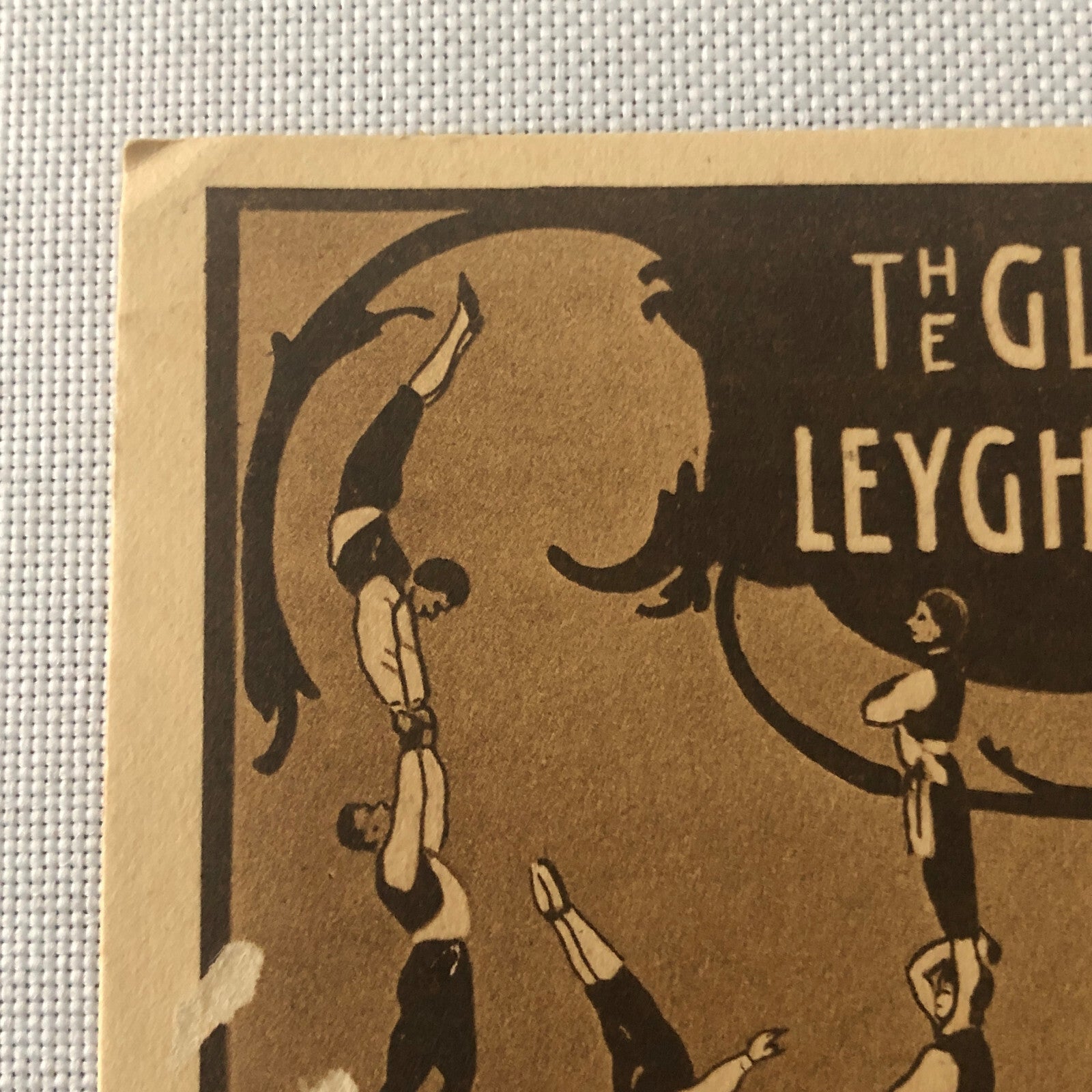 Circus Performer Balancing Acrobat Act Postcard Post Card Vintage Leyghtons