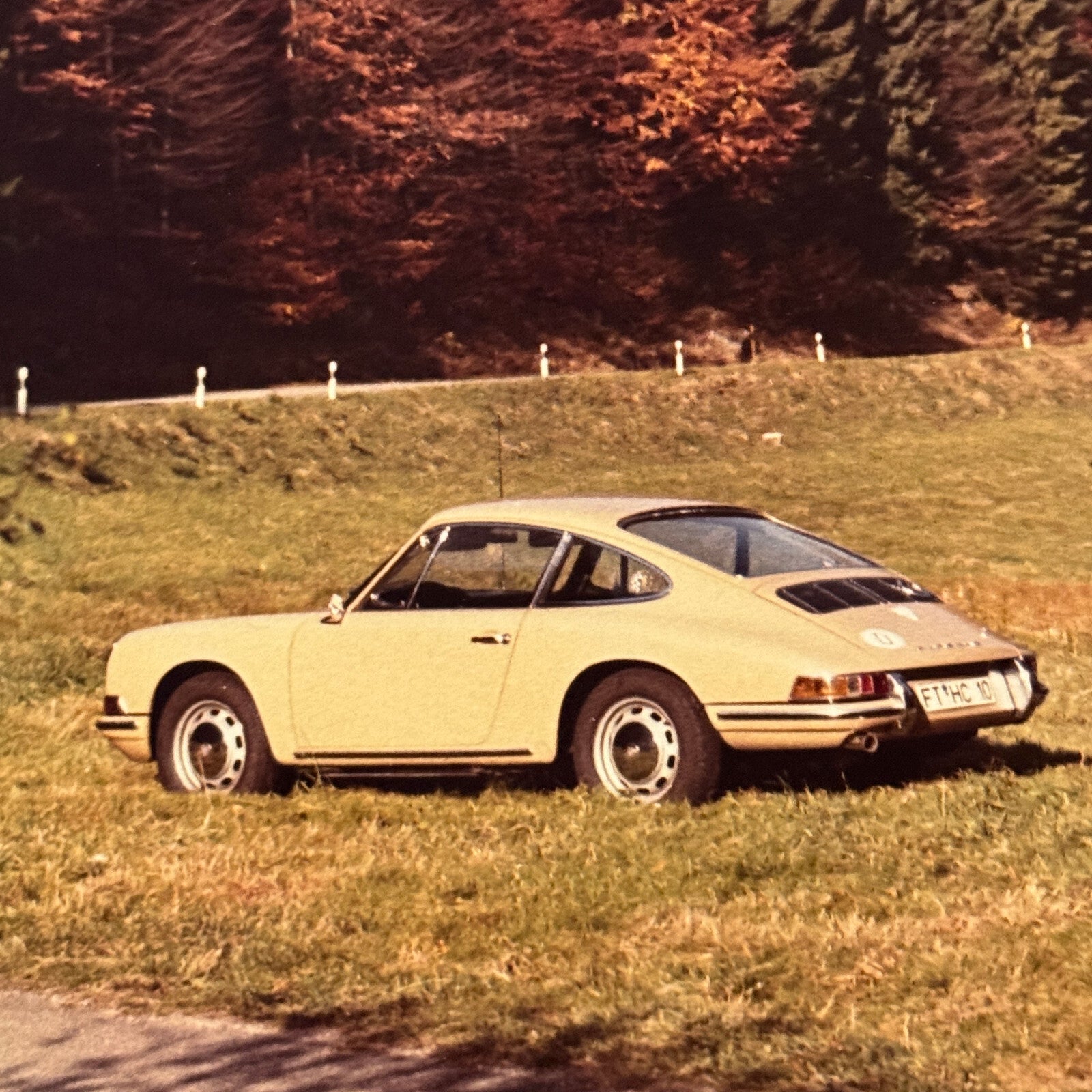 Vintage Porsche 911 Car Photo Photograph Print