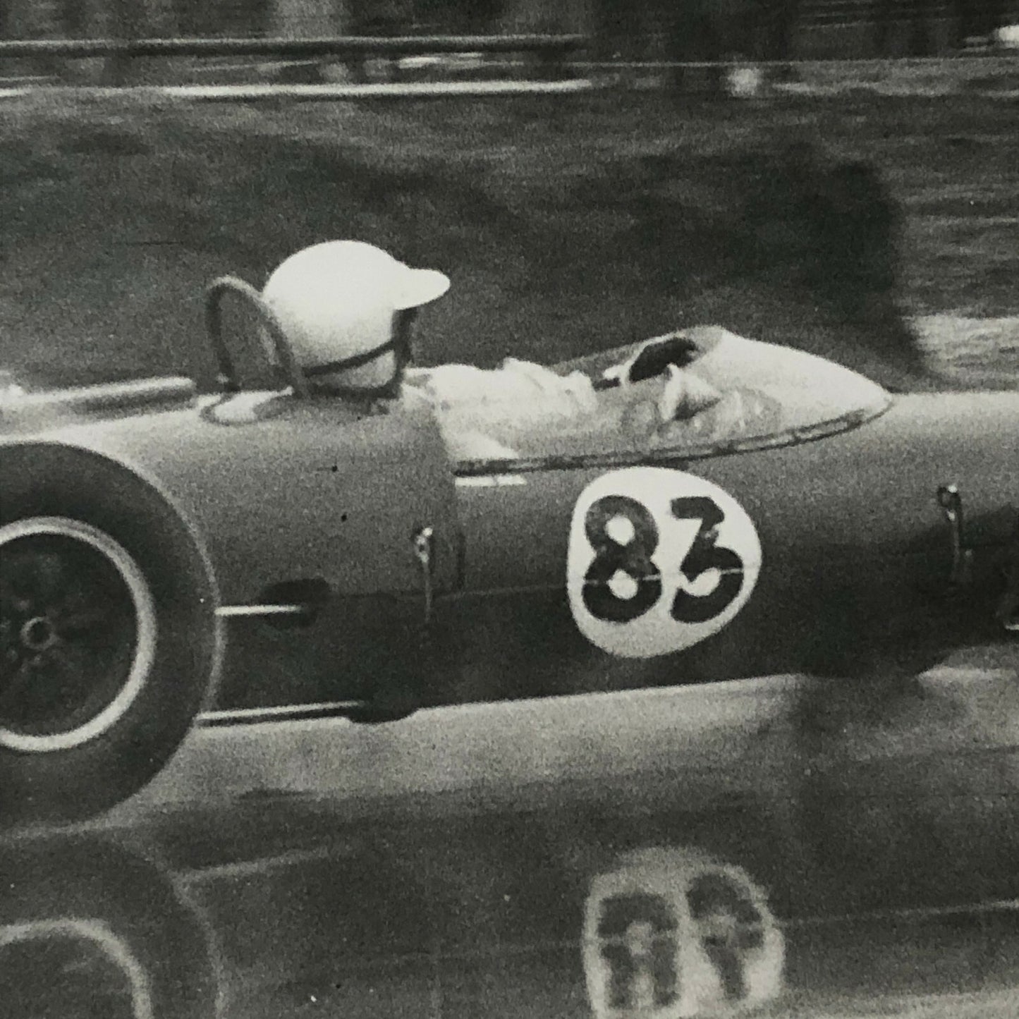 Vintage Racing Car Photo Photograph Print - Grand Prix ? 