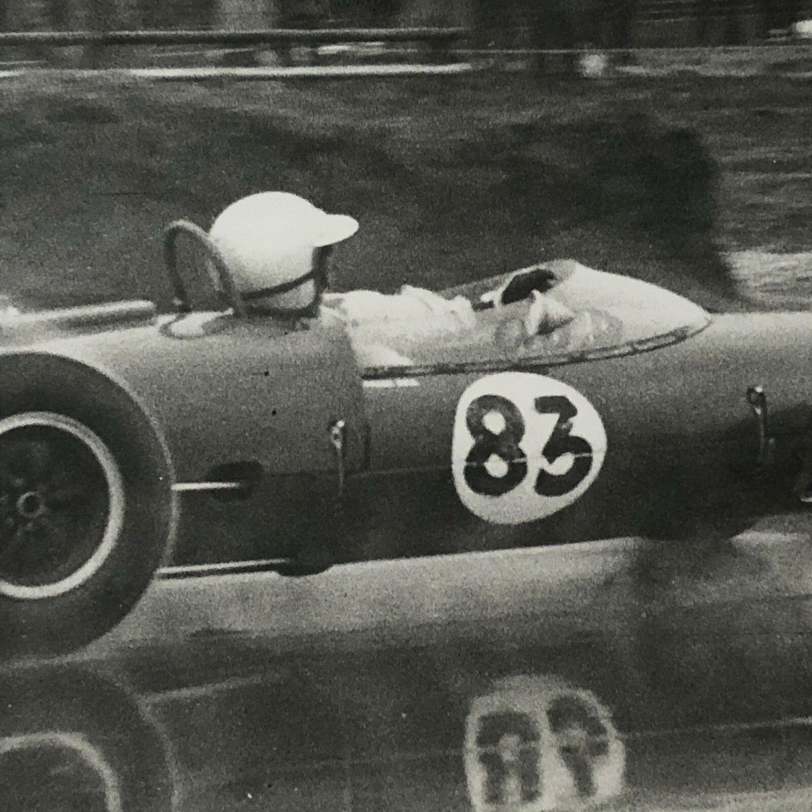 Vintage Racing Car Photo Photograph Print - Grand Prix ? 