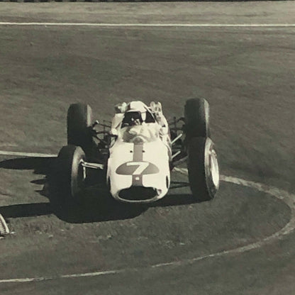 Vintage John Surtees Car Racing Photo Photograph - Bernard Cahier 