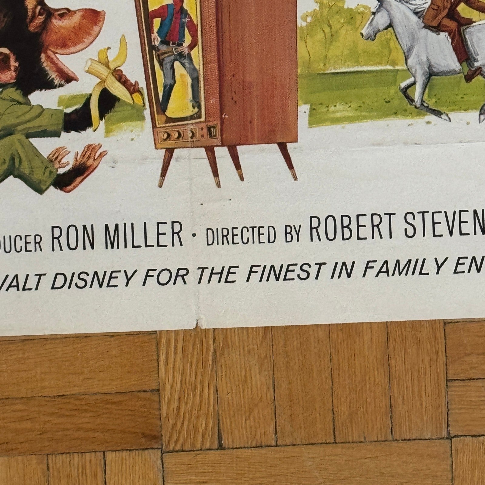 Vintage Disney Movie Poster The Monkeys Uncle 1964 Walt Disney Film