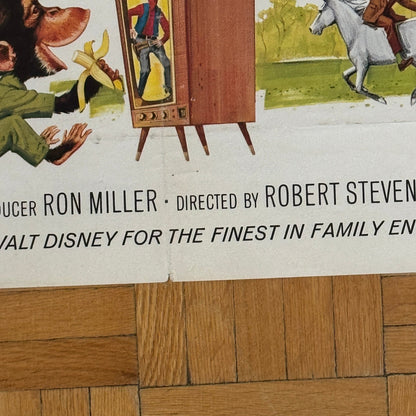 Vintage Disney Movie Poster The Monkeys Uncle 1964 Walt Disney Film