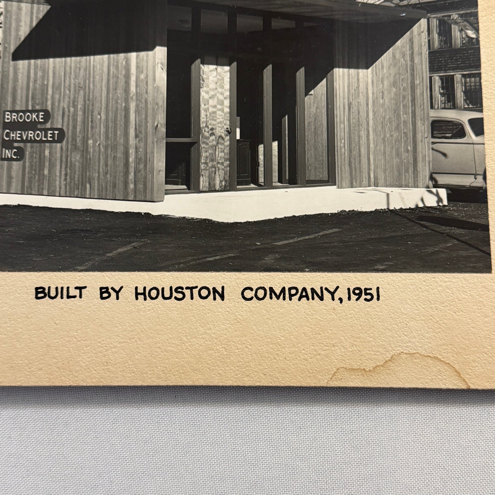 1951 Chevrolet Used Car Dealership Building Vintage Photo Photograph