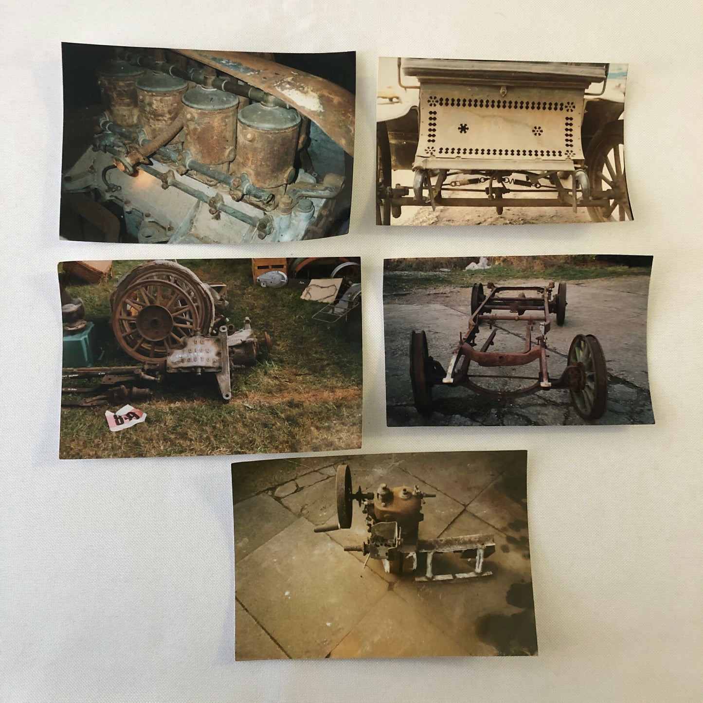 Vintage De Dion Bouton Barn Find Junk Yard Car Part Photo Photograph Lot of 11