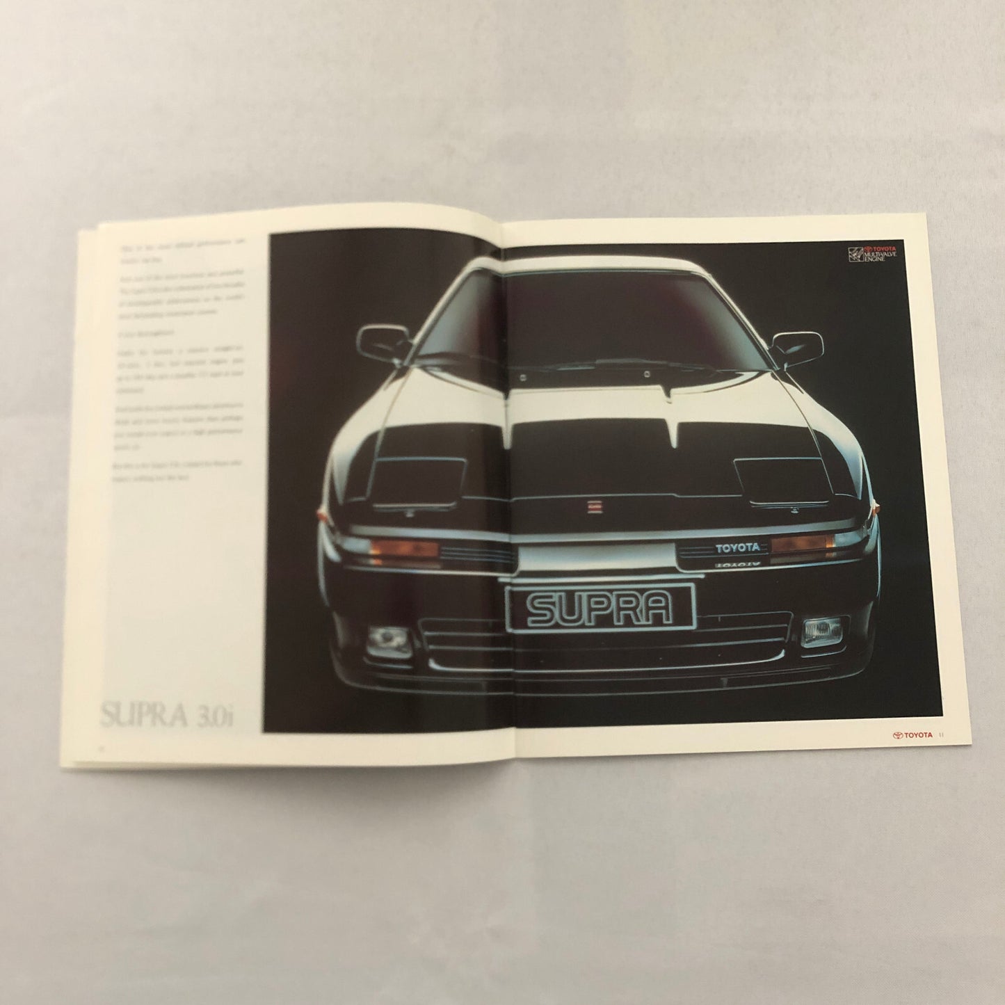 1990 Toyota Sports Car Sales Brochure Catalog Celica Supra MR2 Corolla UK Market